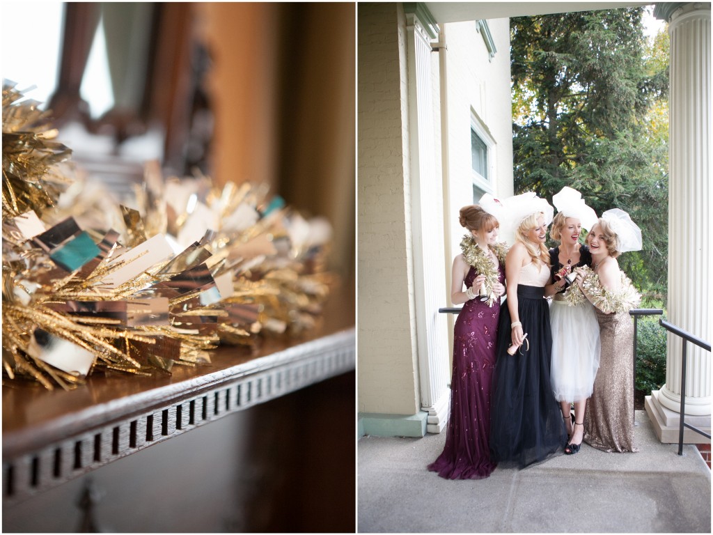 New Year's Wedding ideas | Gold Garland | The Day's Design