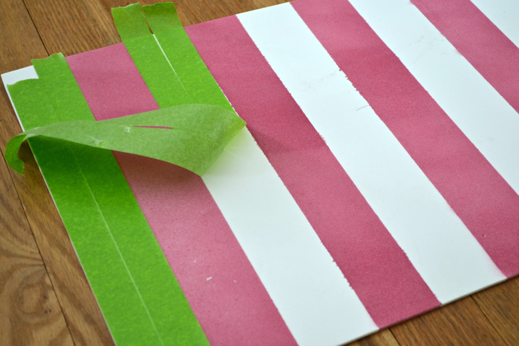 DIY Striped Placemats