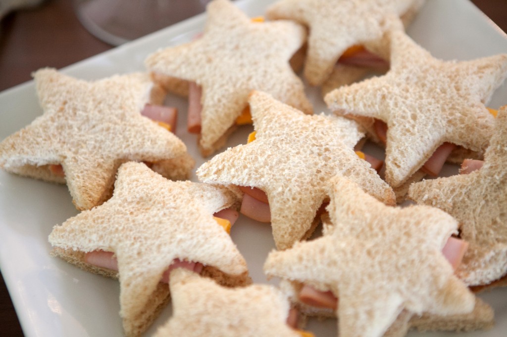 Star Shaped Finger Sandwiches | The Day's Design | Hetler Photography