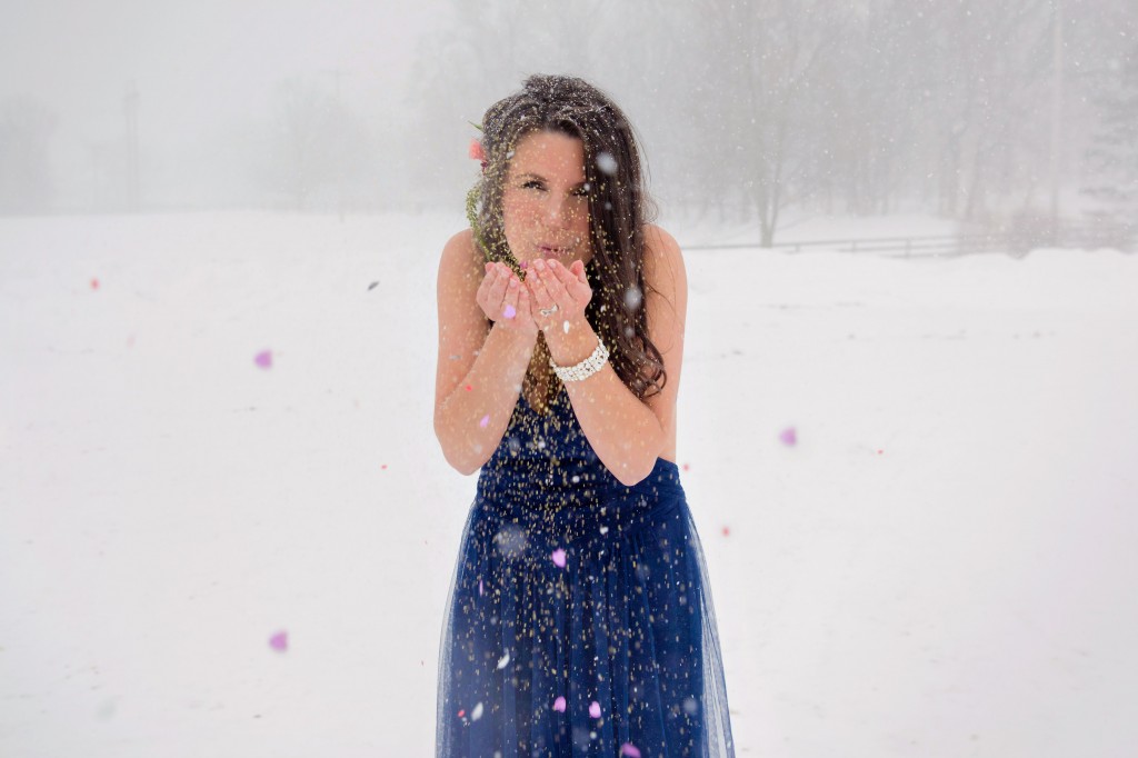 Blowing Confetti | The Day's Design | Heather Cisler Photography