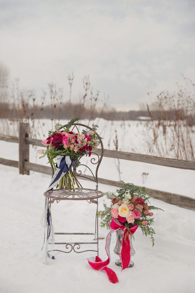 Valentine's Flower Bouquet | The Day's Design | Heather Cisler Photography
