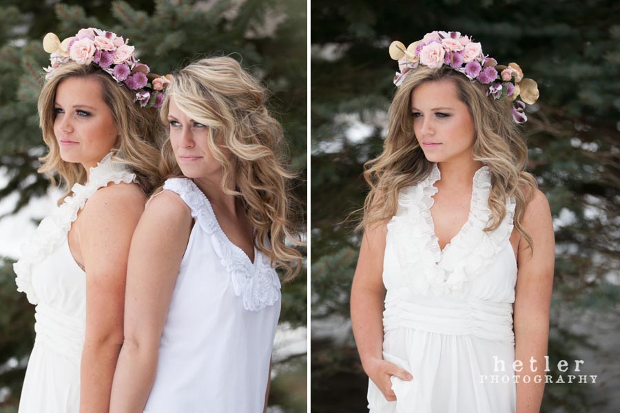 Floral Crown Glamor Shoot | The Day's Design | Hetler Photography