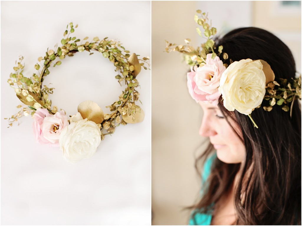 DIY Floral Crown | The Day's Design | Ashley Slater Photography