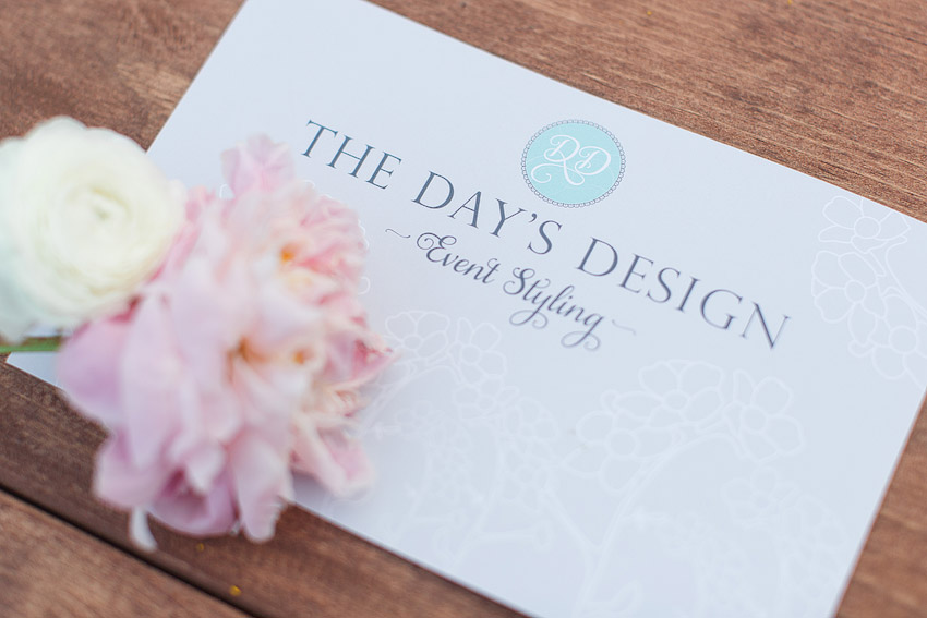 The Day's Design Marketing Packet  | Bradley James Photography