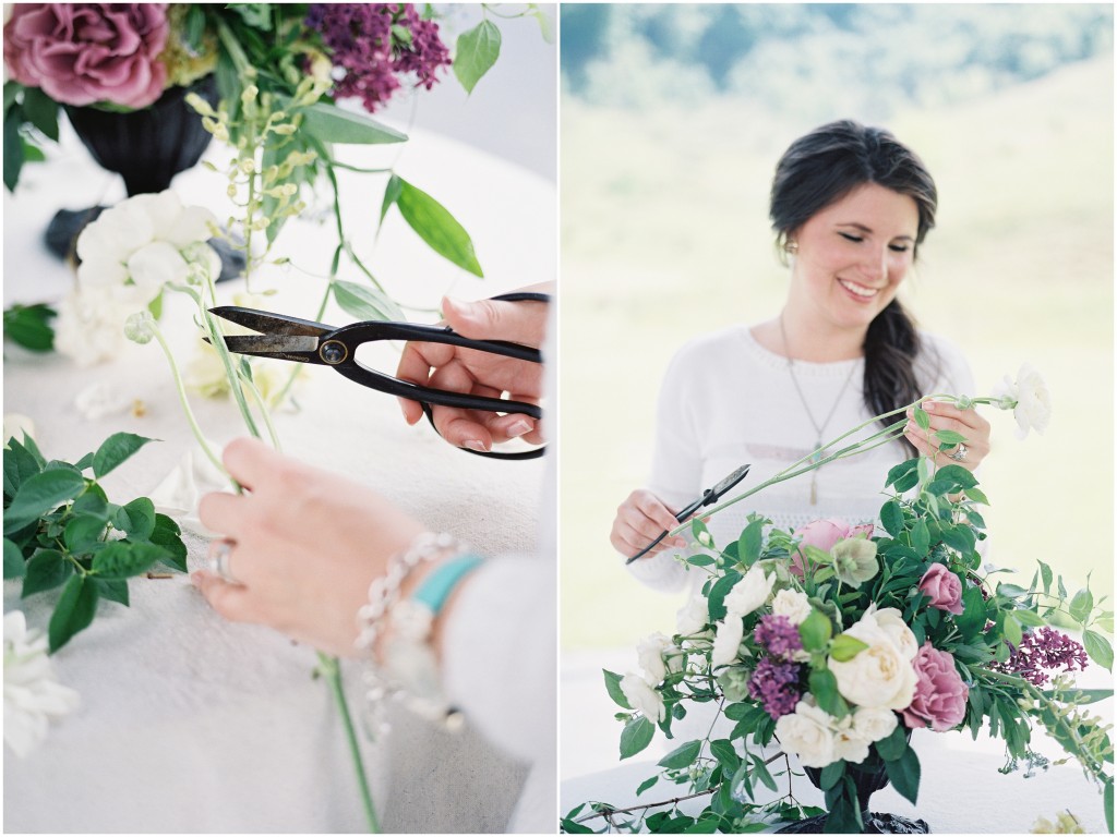 Team Flower Workshop | The Day's Design | Heather Pagne Photography