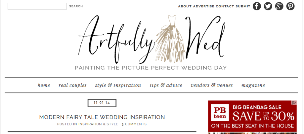 Artfully Wed feature