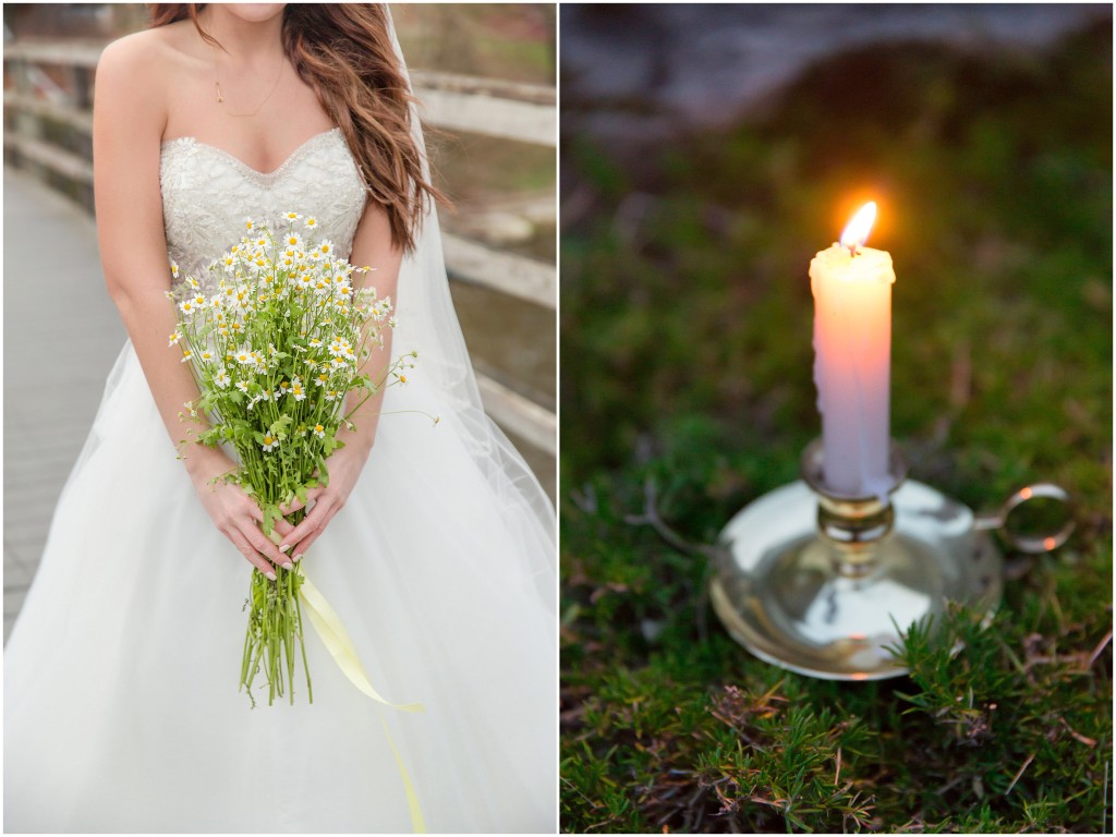 Candle light wedding | The Day's Design | Heather Cisler Photography