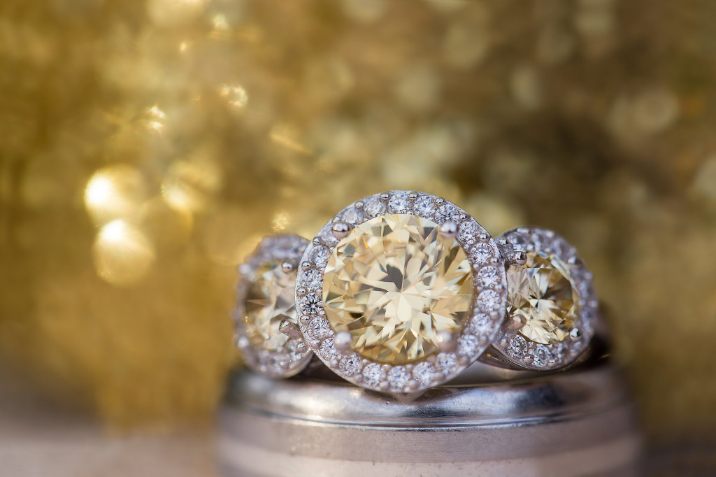 Yellow Wedding Ring | The Day's Design | Heather Cisler Photography