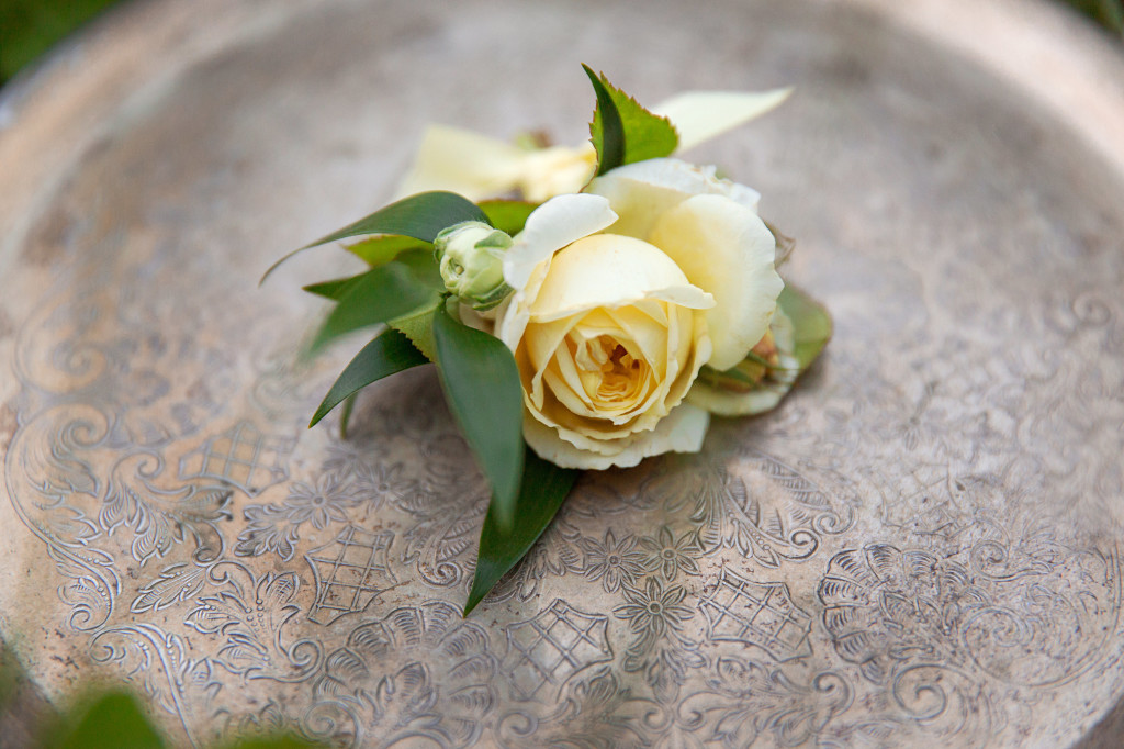 Yellow Boutonniere | The Day's Design | Heather Cisler Photography