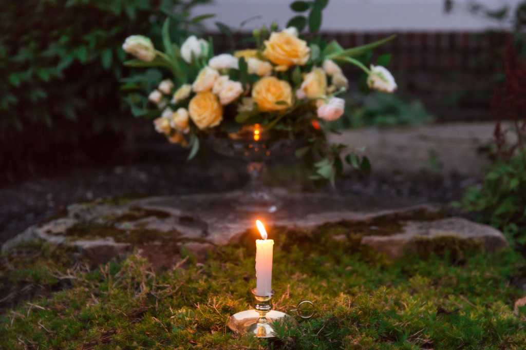 Wedding candle | The Day's Design | Heather Cisler Photography