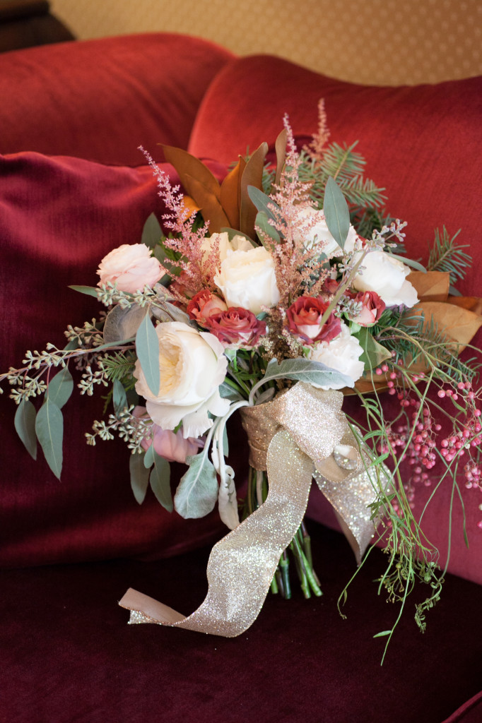 Burgundy Bridal Bouquet | The Day's Design | Hetler Photography