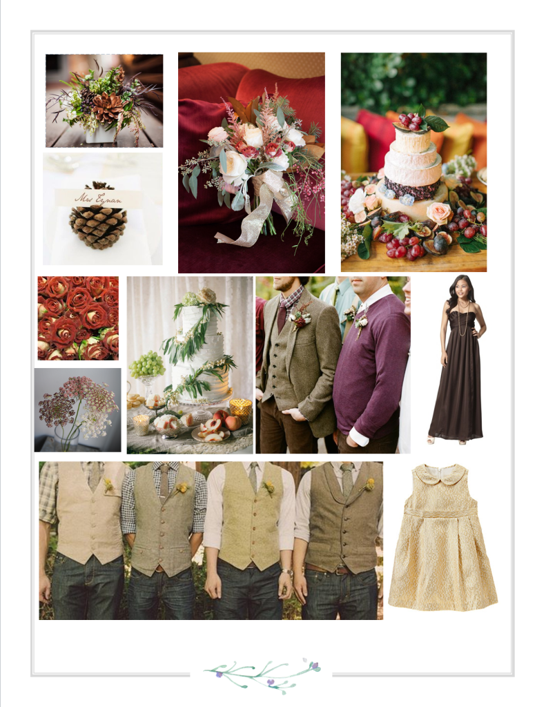 Inspiration board | Cranberry & Plum | The Day's Design