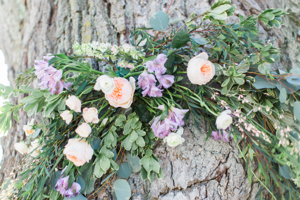 Tree Floral Garland | The Day's Design | Ashley Slater Photography