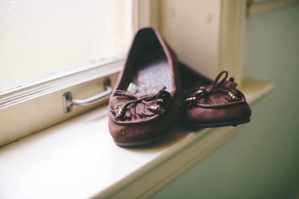 Wedding Moccasins | The Day's Design | Katie Grace Photography