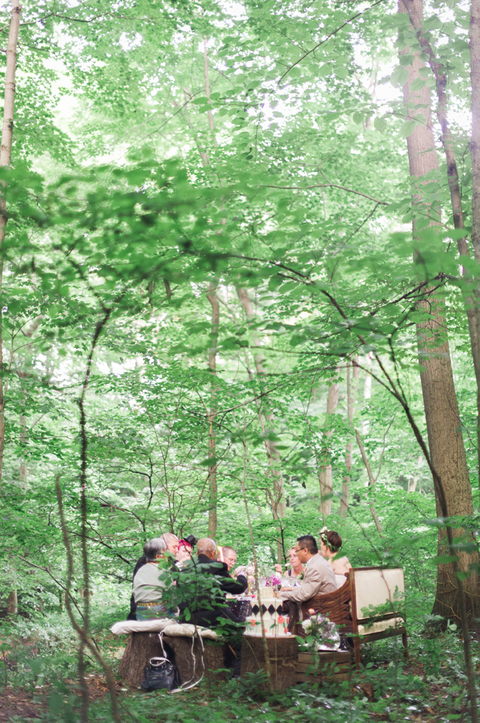 Wedding in the Woods | The Day's Design | Kelly Sweet Photography
