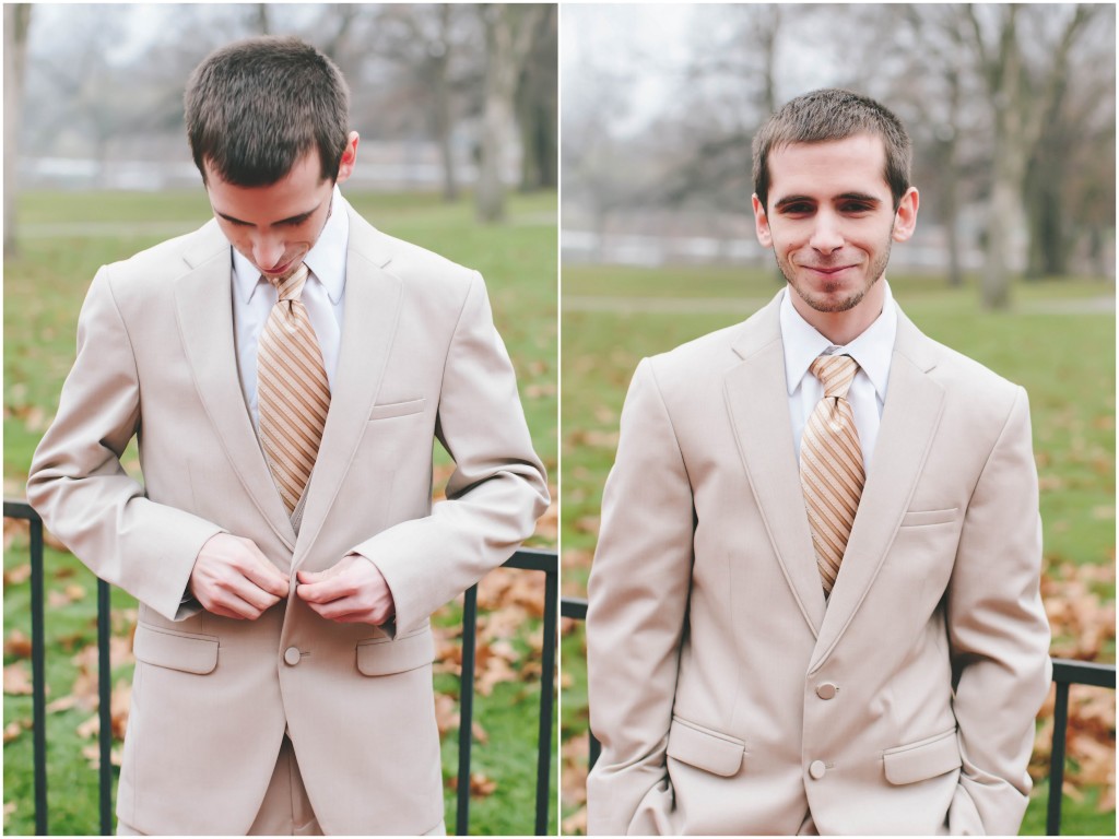 Tan Grooms Suit | The Day's Design | Katie Grace Photography