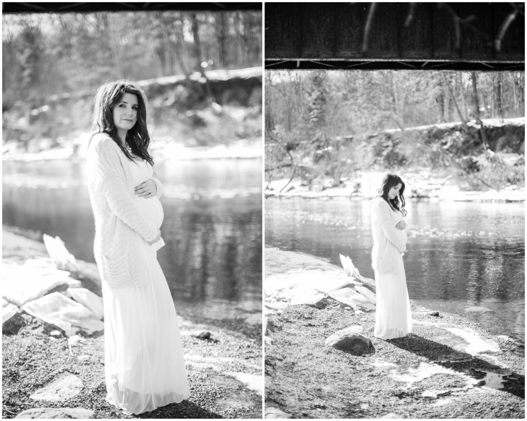 Black & White Maternity Photos | The Day's Design | Ashley Slater Photography