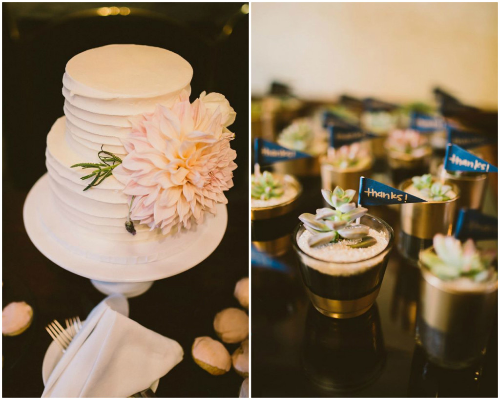 Dahlia Wedding Cake | The Day's Design | Chelsea Seekell Photography