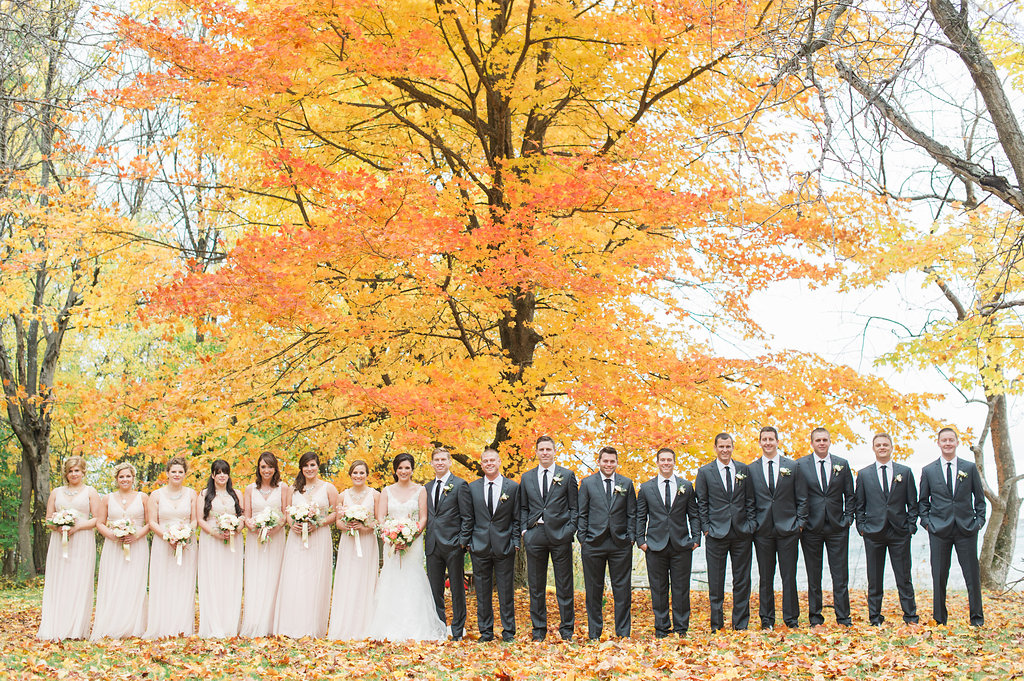 Autumn Wedding Party | The Day's Design | Kelly Sweet Photography