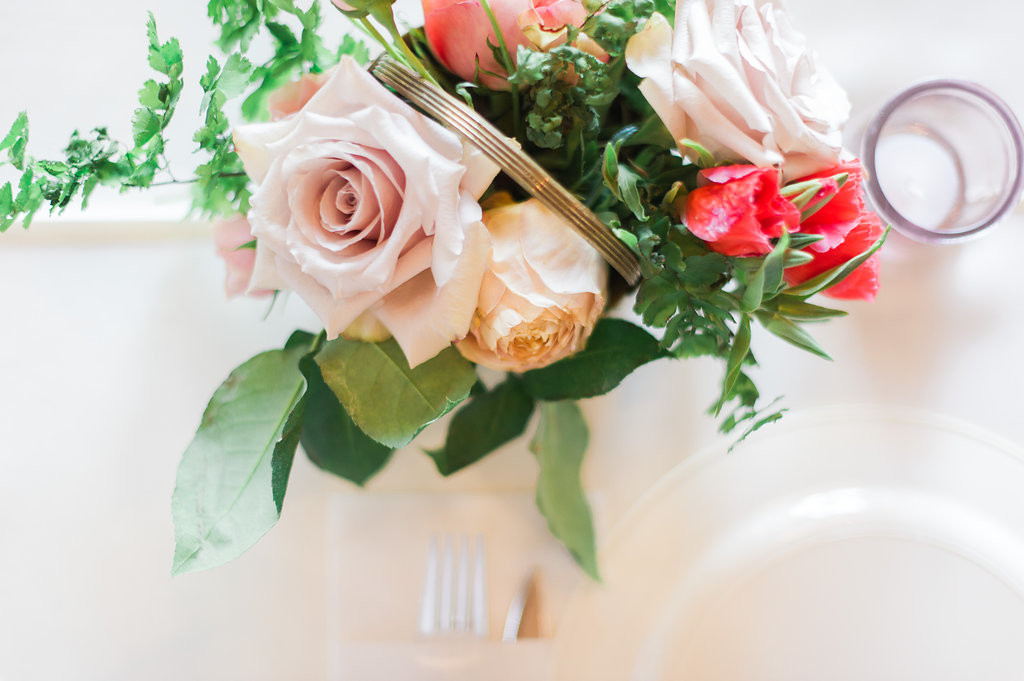 Pink Centerpiece | The Day's Design | Kelly Sweet Photography