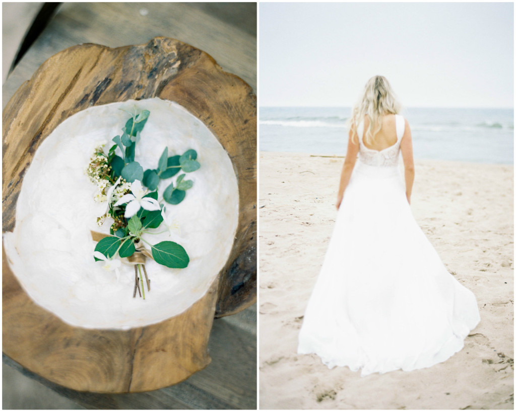 Beach Boutonniere | The Day's Design | Ashley Slater Photography