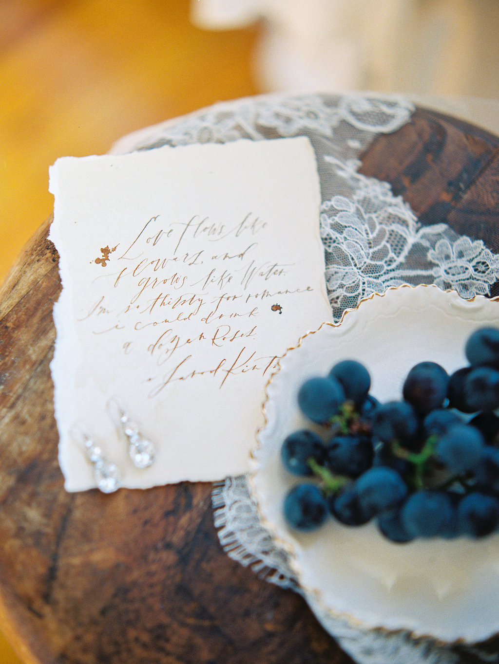 Love Letters and Lace | The Day's Design | Wildfield Paper Co | Ashley Slater Photography