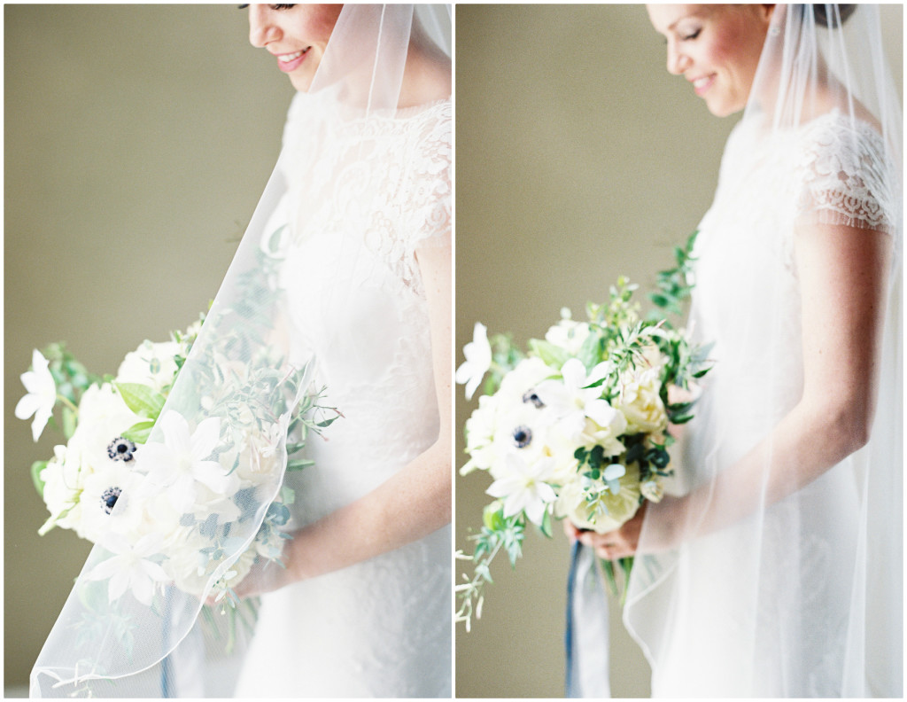 White Bridal Bouquet | Michigan Wedding | The Day's Design | Clary Pfeiffer Photography