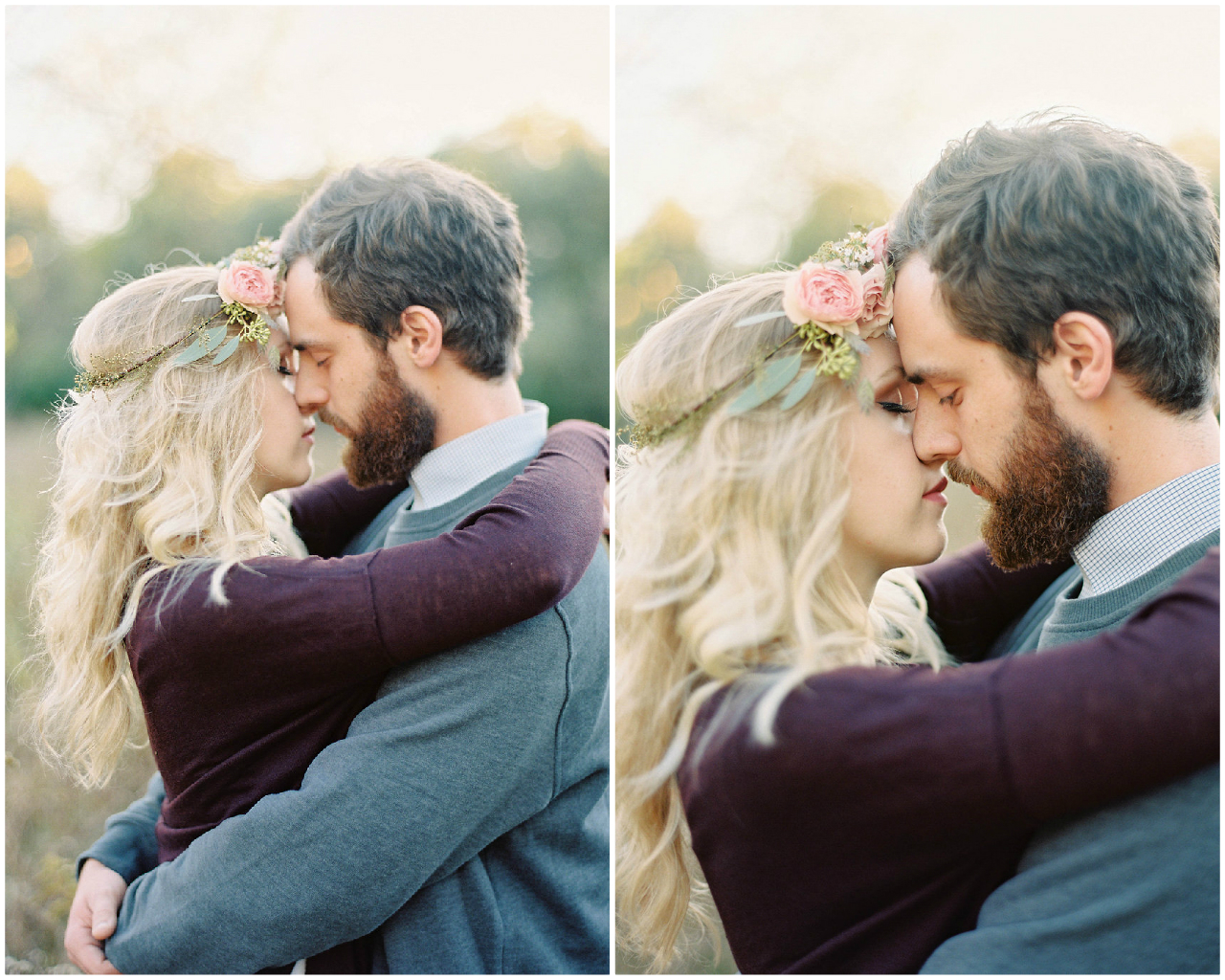 Michigan Autumn Engagement Session | Ashley Slater Photography | Flower Crown | The Day's Design