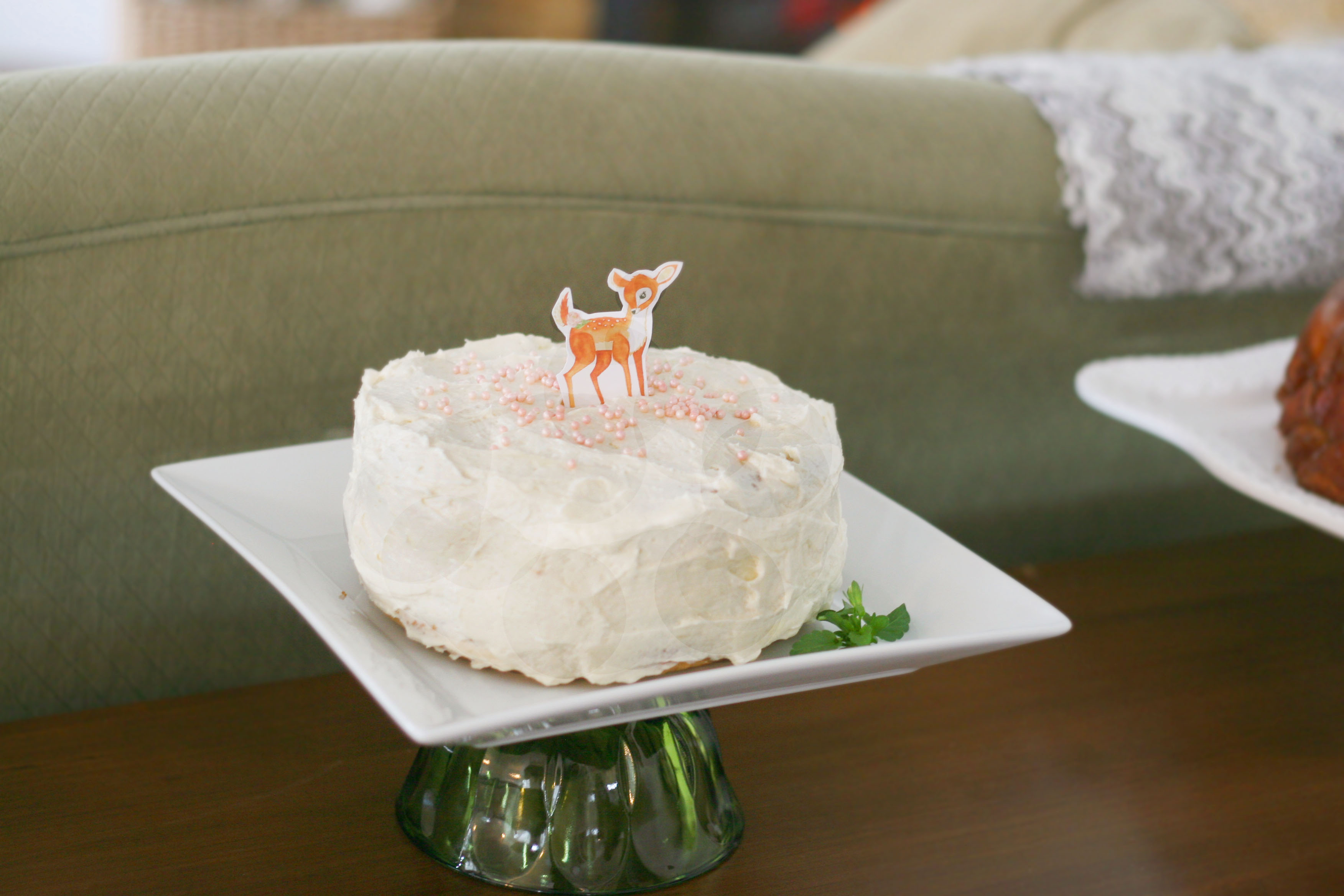 Deer First Birthday Cake | The Day's Design