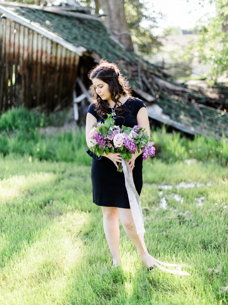 Local Lilac Bouquet | The Day's Design | Ashley Slater Photography
