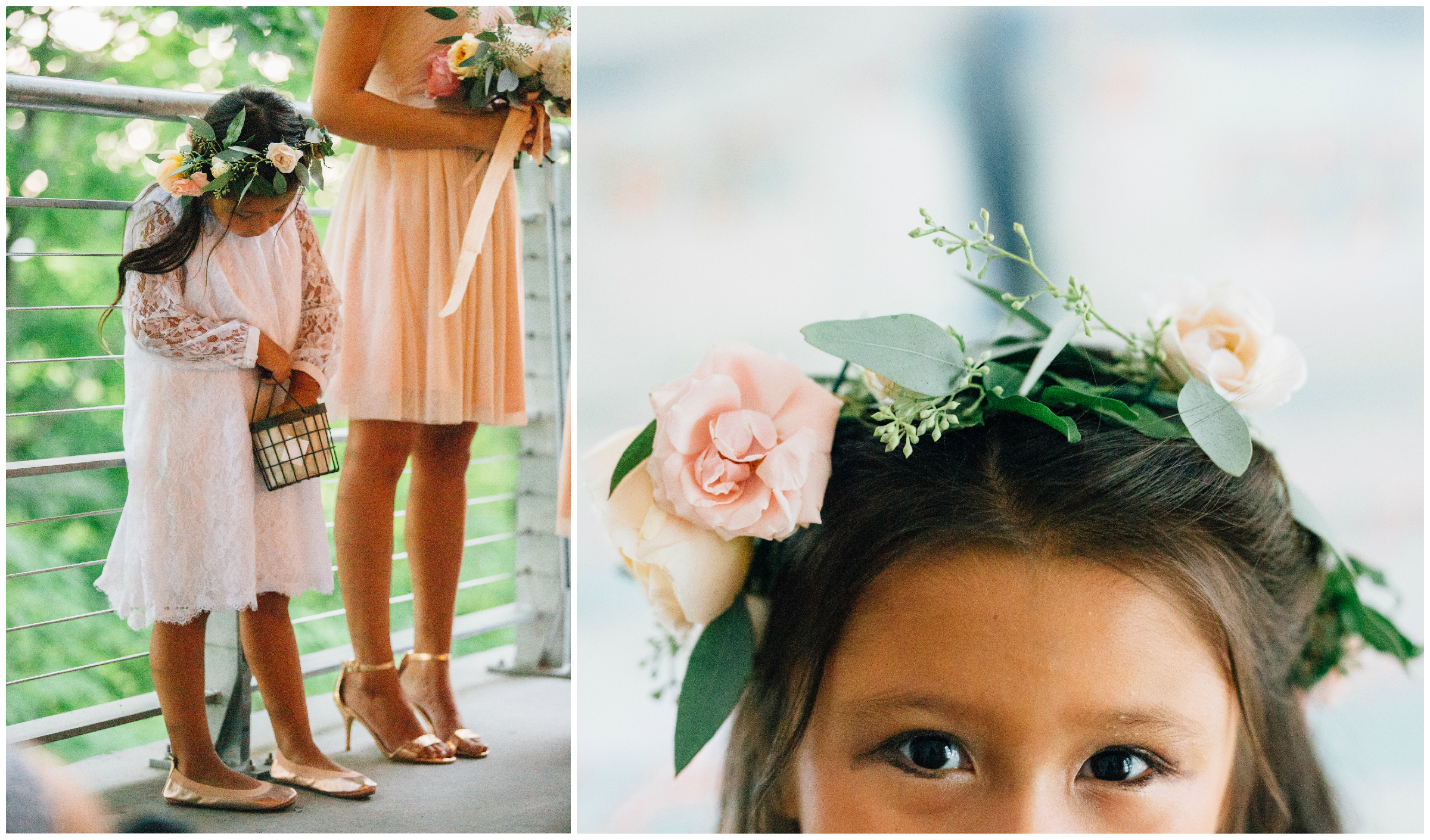 Flower Girl Crown | The Day's Design | Jamie and Sarah Photography