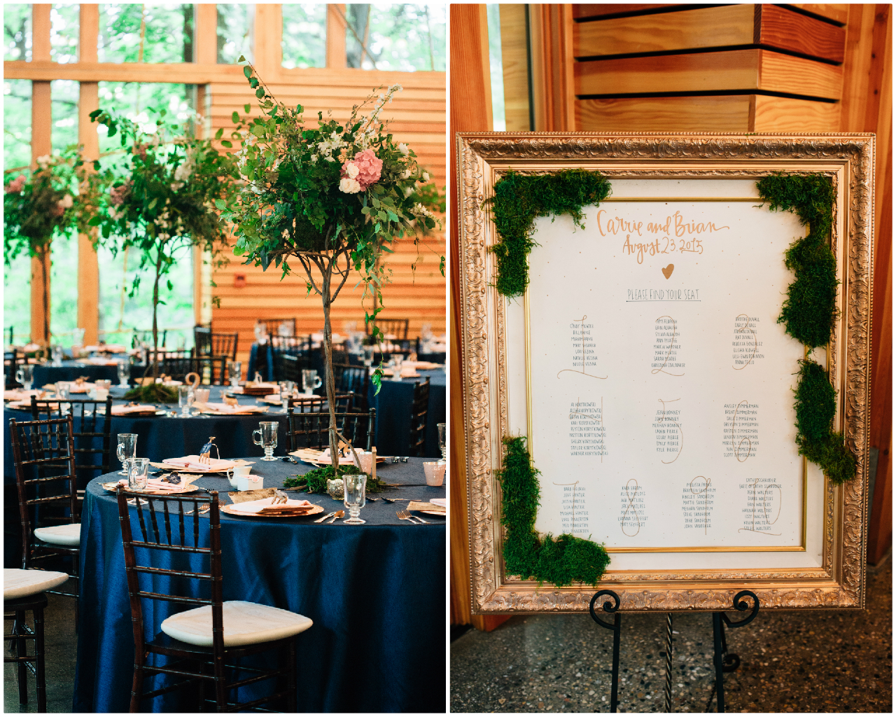 Bissell Treehouse Wedding | The Day's Design | Jamie and Sarah Photography