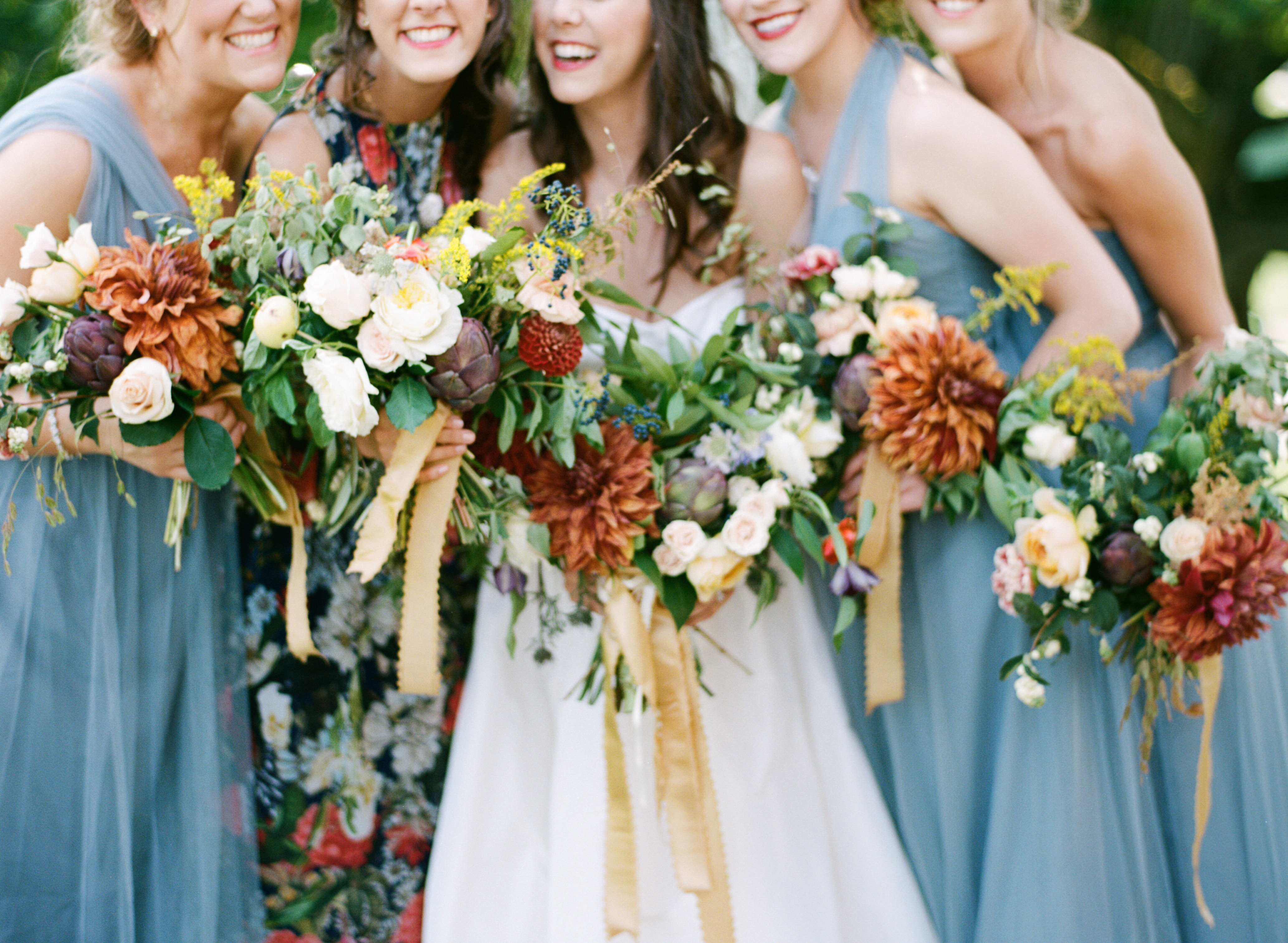Dusty Blue and Amber Weddings | The Day's Design | Cory Weber Photography