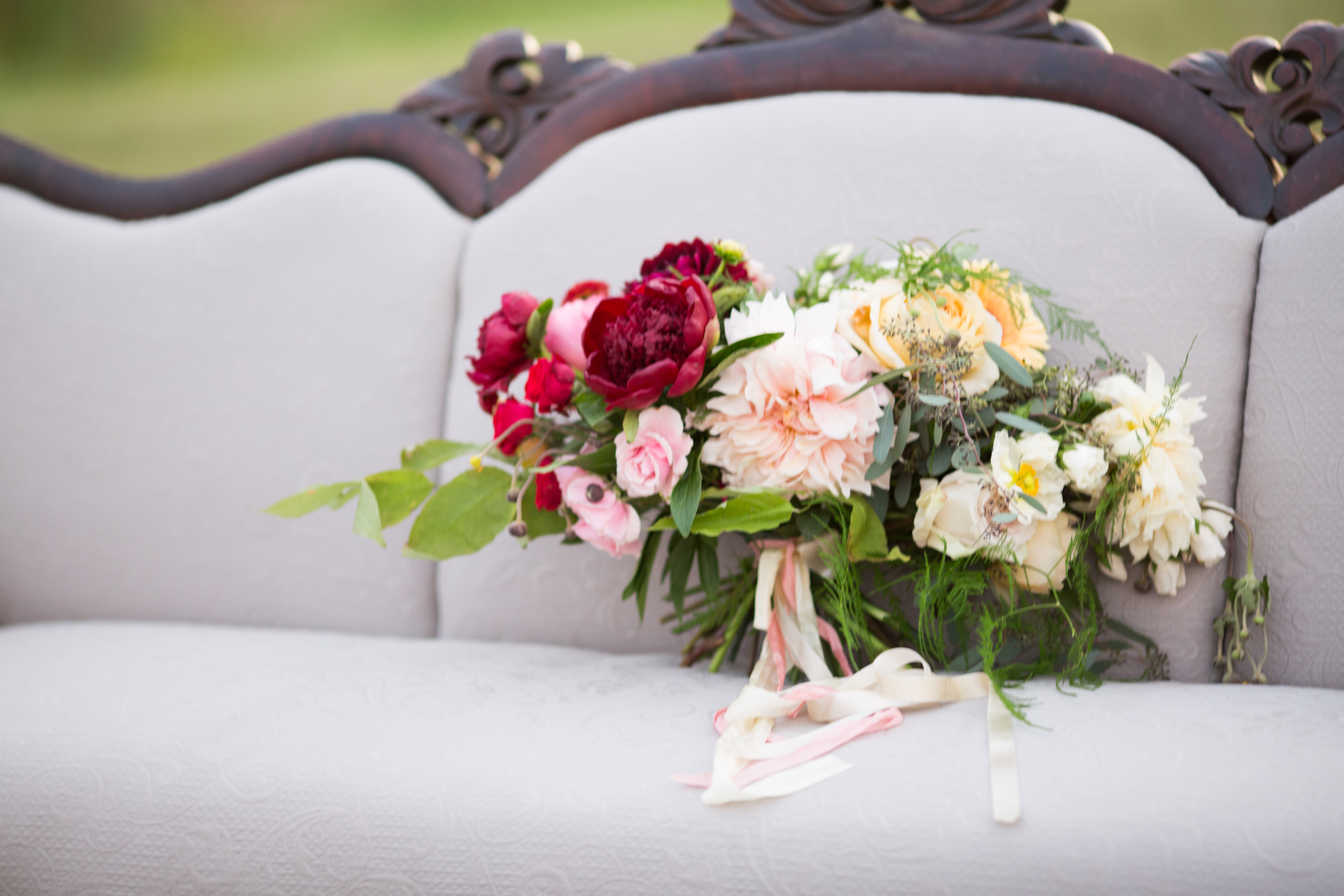 Burgundy and Blush Bouquet | The Day's Design | Hetler Photography