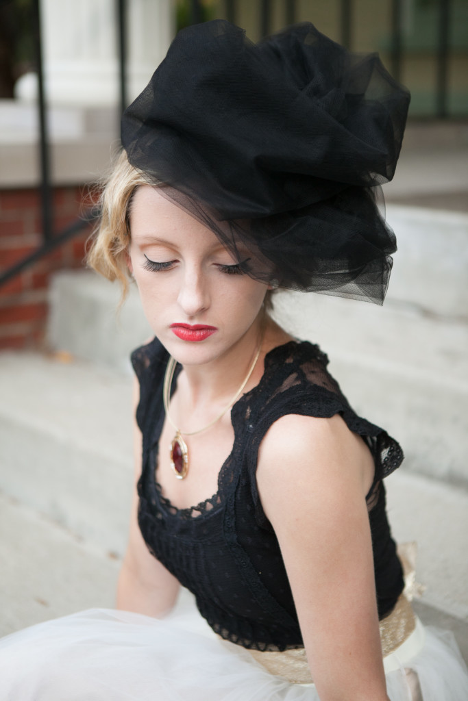 Tulle Hat | The Day's Design | Hetler Photography