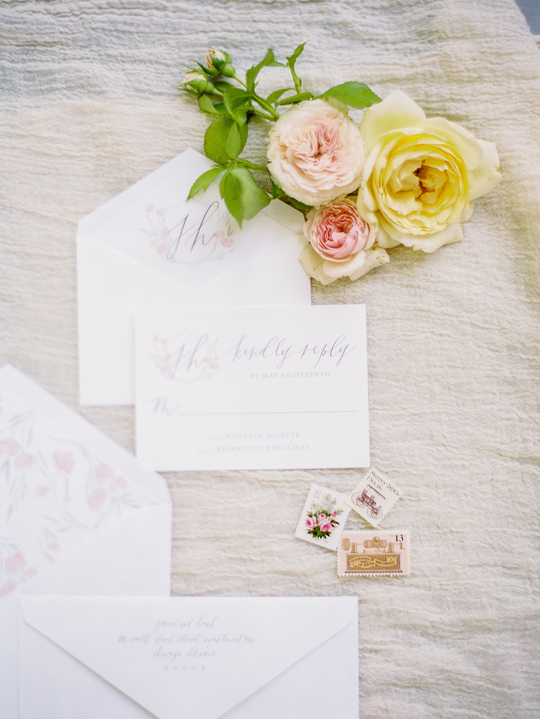 Watercolor Invitations | The Day's Design | Ashley Slater Photography