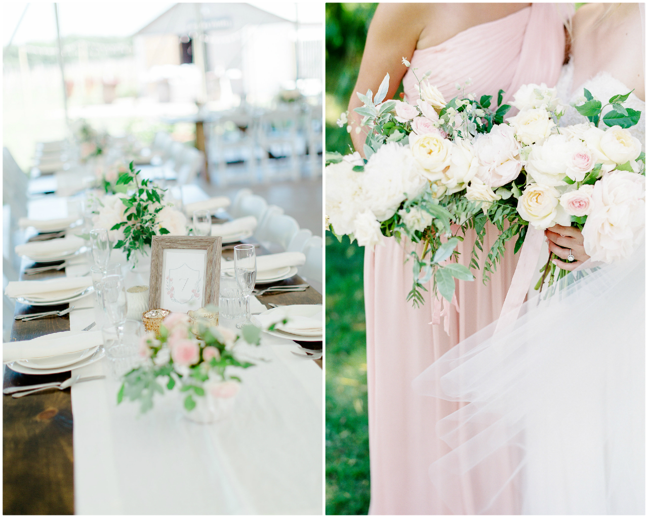 Blush Wedding | The Day's Design | Ashley Slater Photography