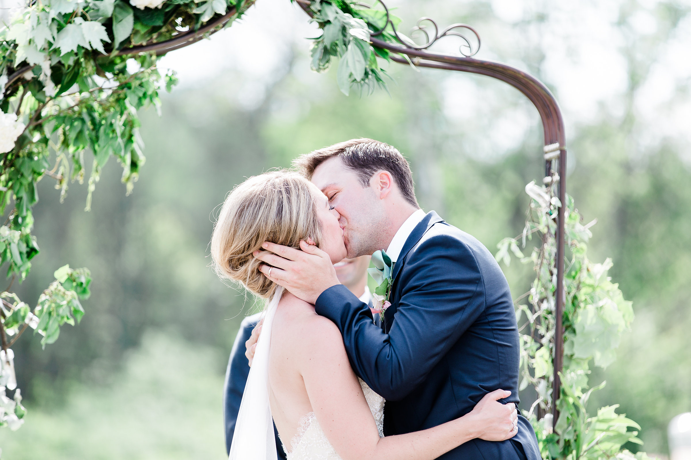 Vineyard Wedding Ceremony | The Day's Design | Ashley Slater Photography