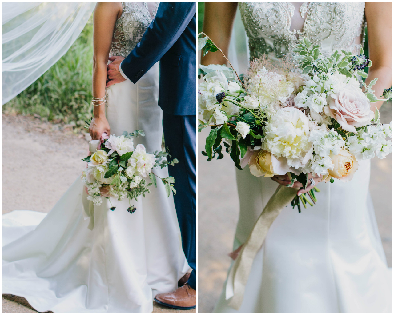 Blush Bridal Bouquet | The Day's Design | Katie Grace Photography