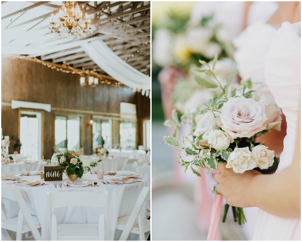 Rustic Blush Wedding | The Day's Design | Katie Grace Photography