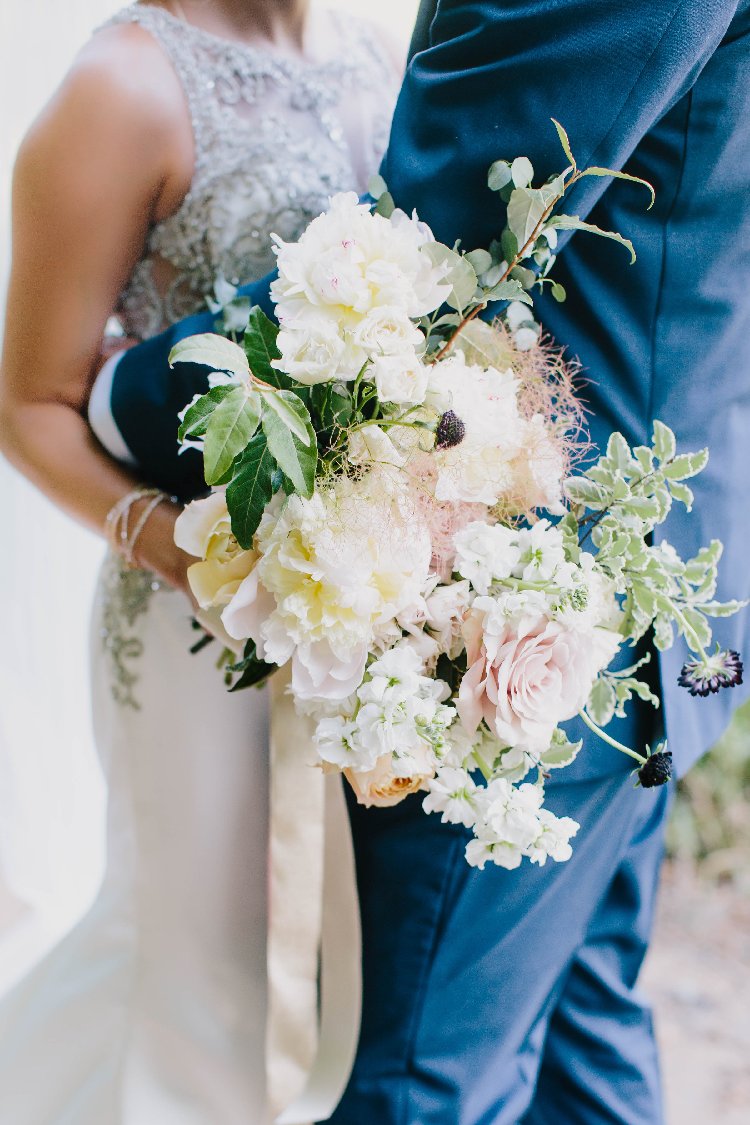 Blush Bridal Bouquet | The Day's Design | Katie Grace Photography