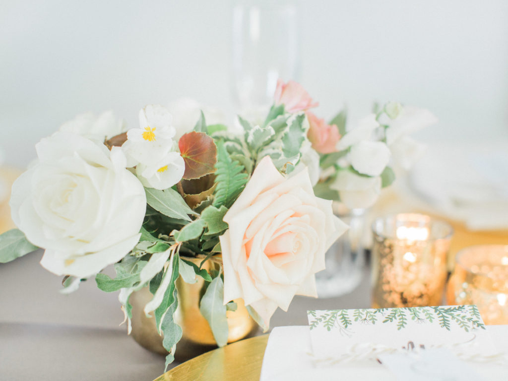 Begonia Centerpiece | The Day's Design | Samantha James Photography