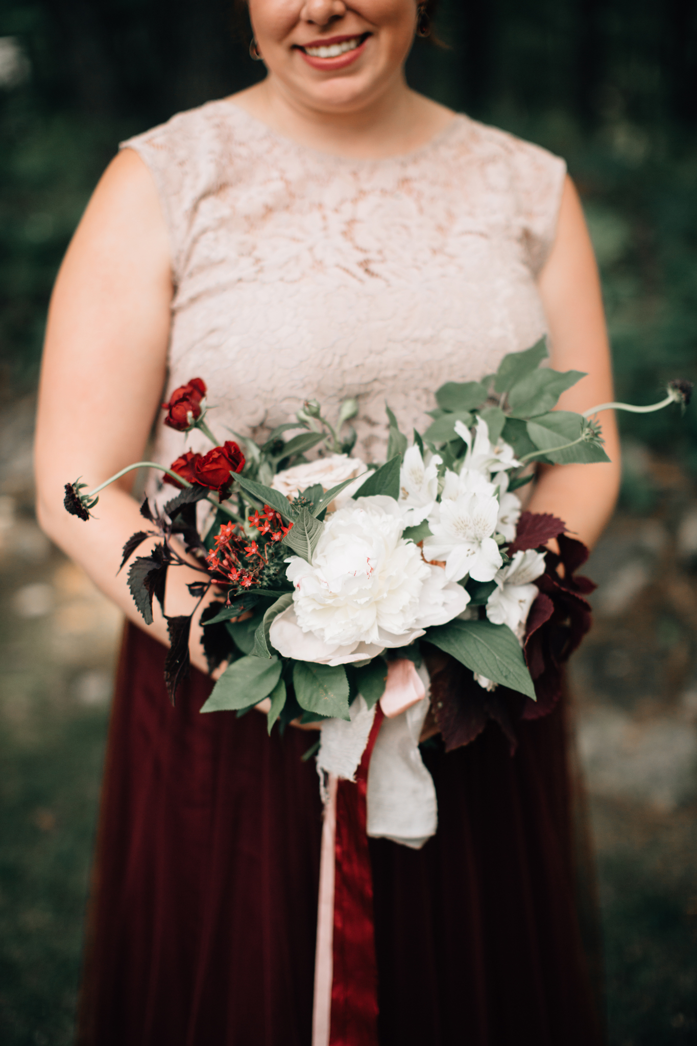 Burgundy and Blush Bouquet | The Day's Design | Bethany Small Photography