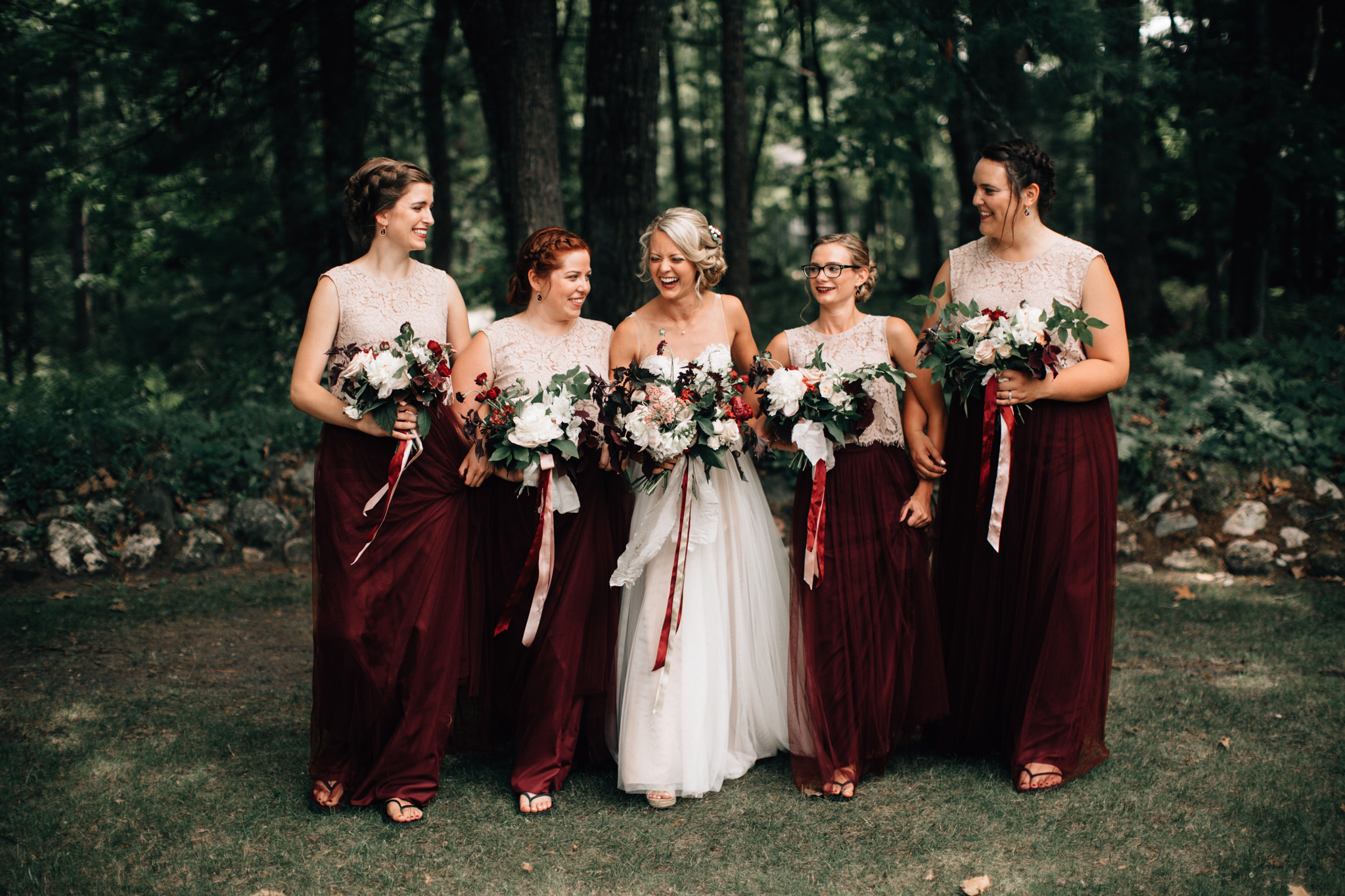 Burgundy and Blush Wedding | The Day's Design | Bethany Small Photography