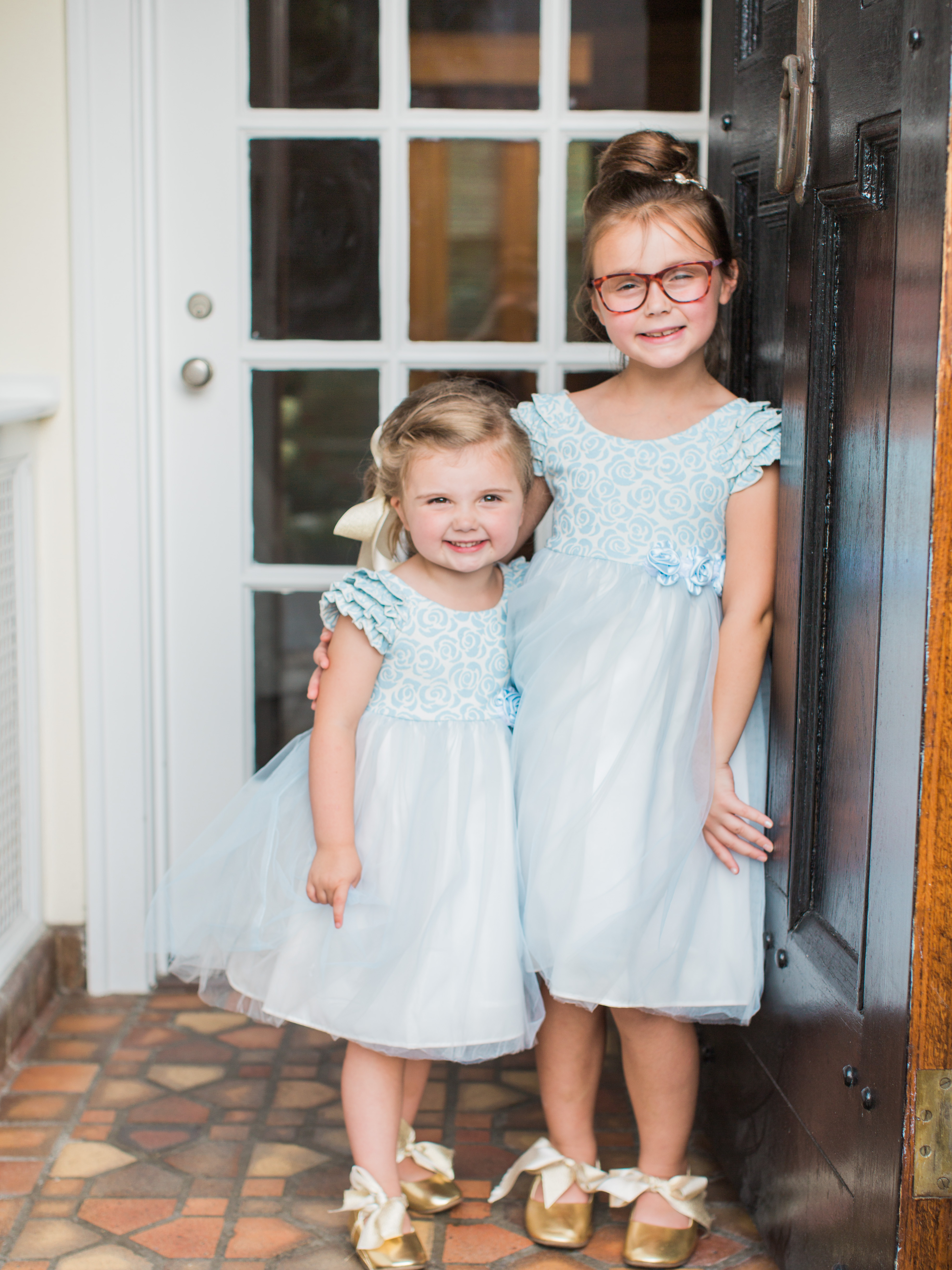 Blue Flowergirls Dress | The Day's Design | Samantha James Photography