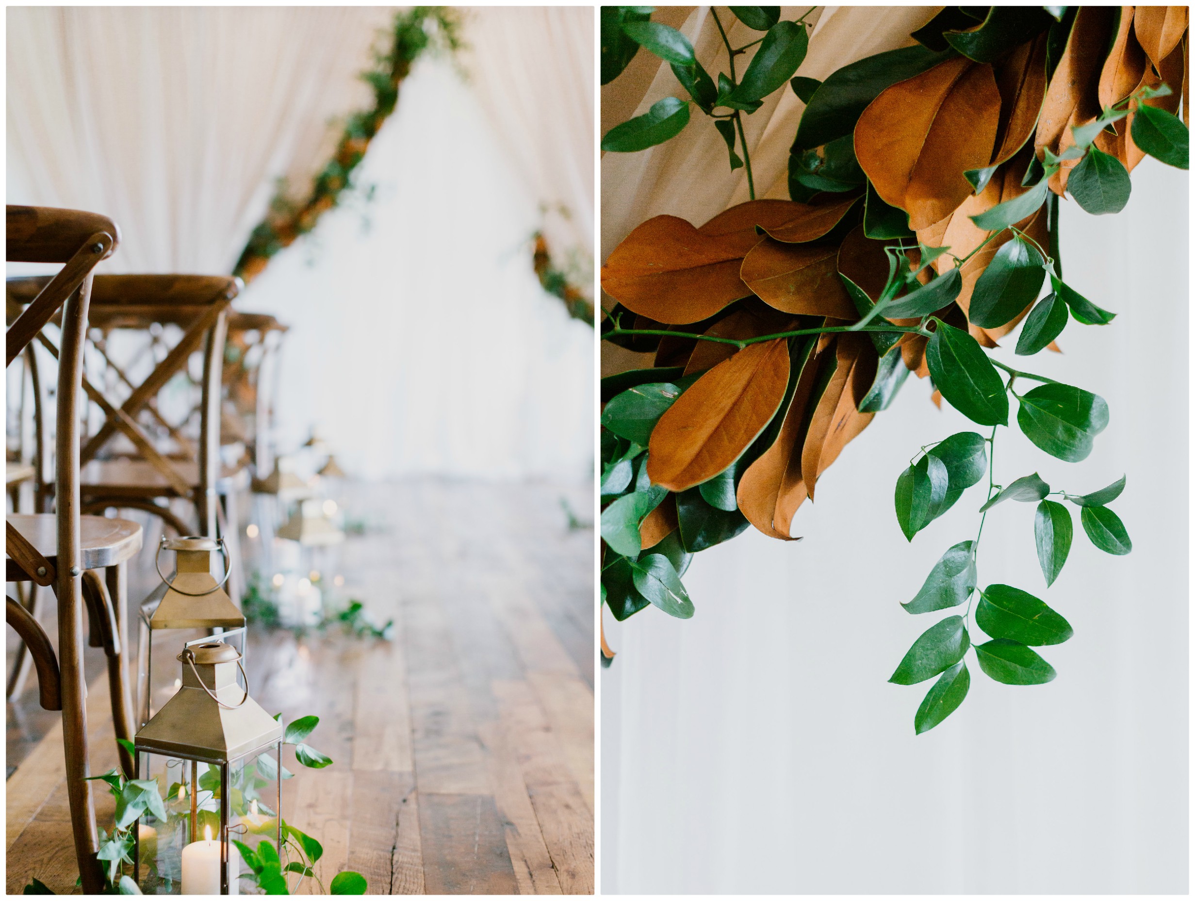 Magnolia Leaves Wedding | The Day's Design | Katie Grace Photography