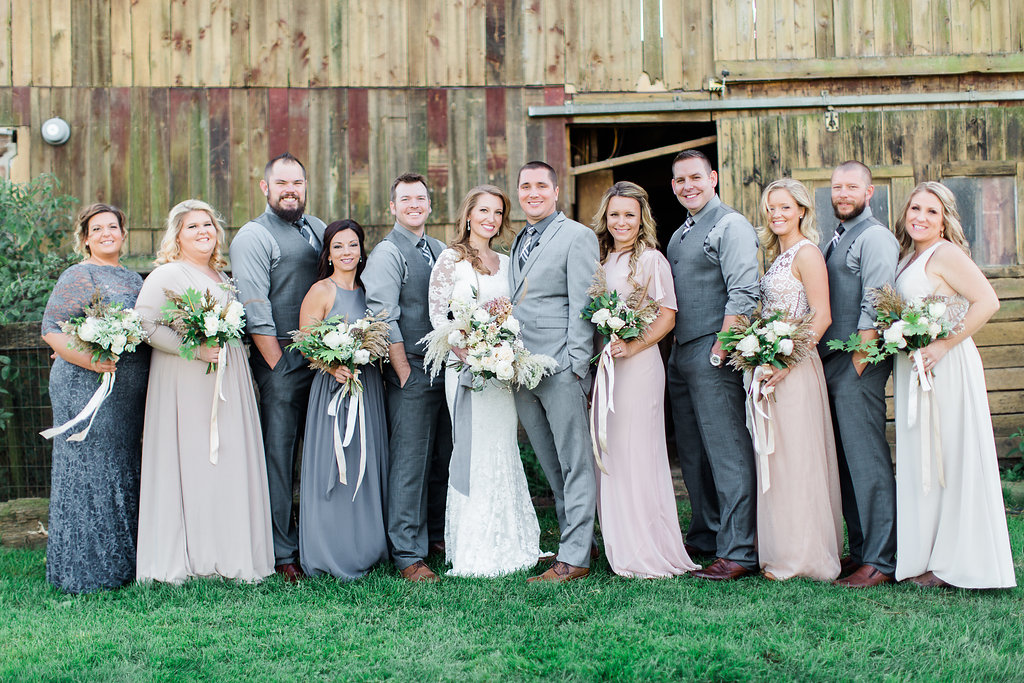 Blush & Grey Wedding | The Day's Design | Ashley Slater Photography