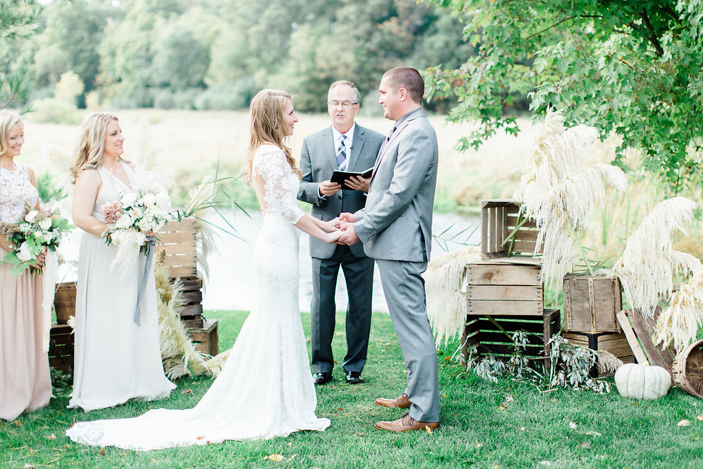 Fall Wedding Ceremony | The Day's Design | Ashley Slater Photography