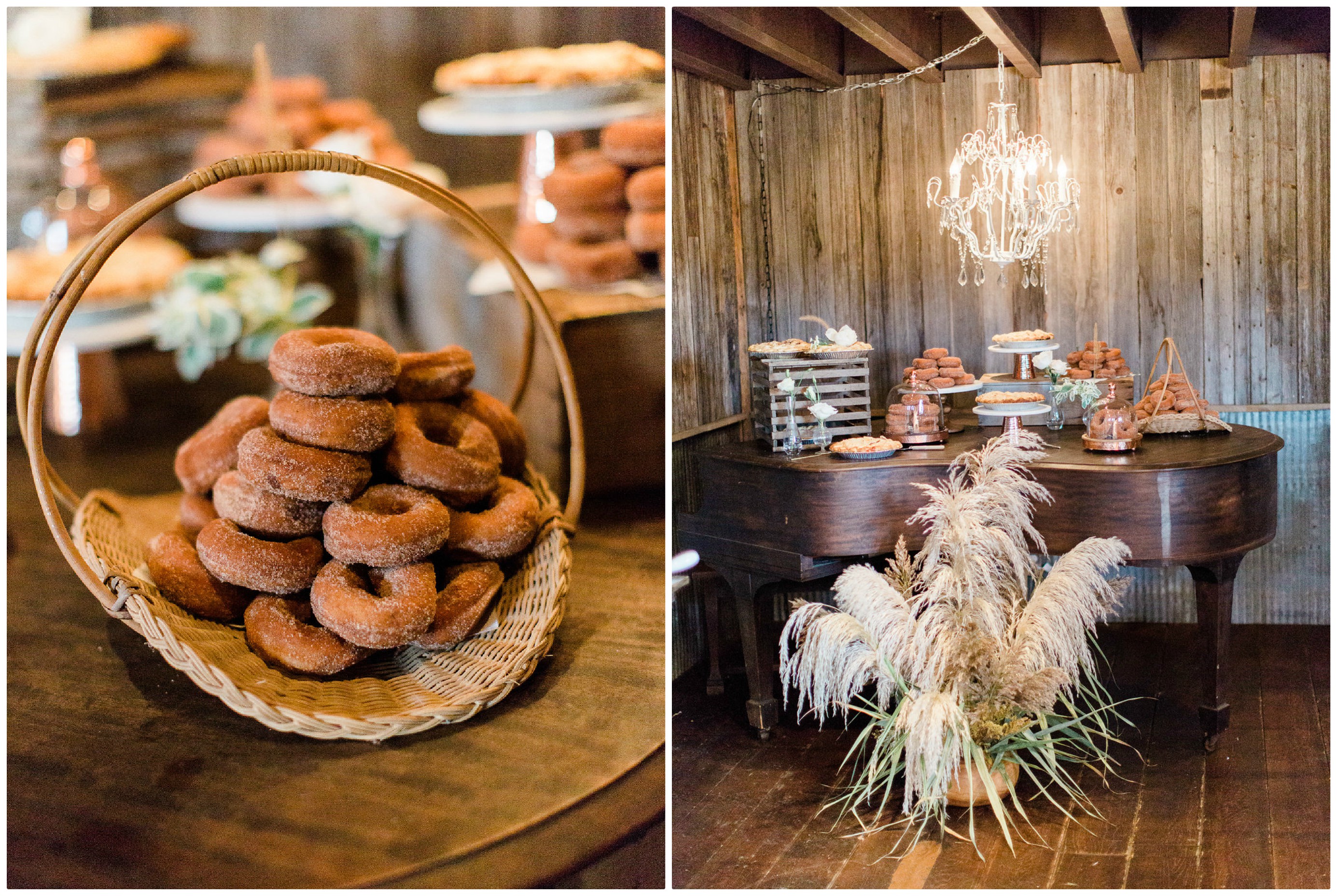 Donut Dessert Display Wedding | The Day's Design | Ashely Slater Photography