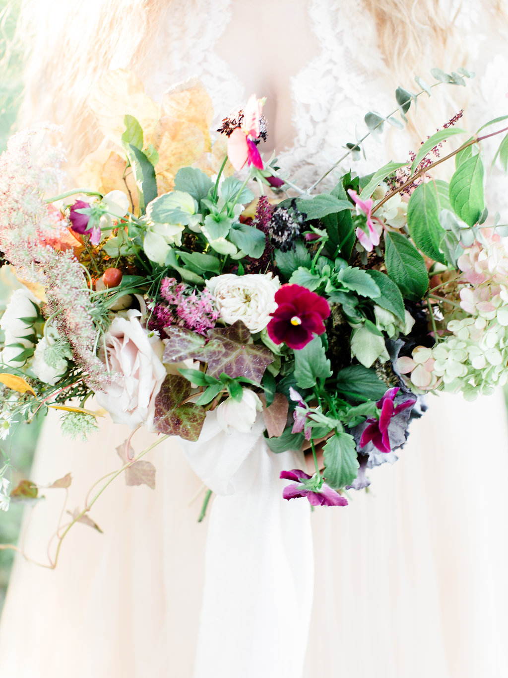 Plum Bridal Bouquet | The Day's Design | Ashley Slater Photography